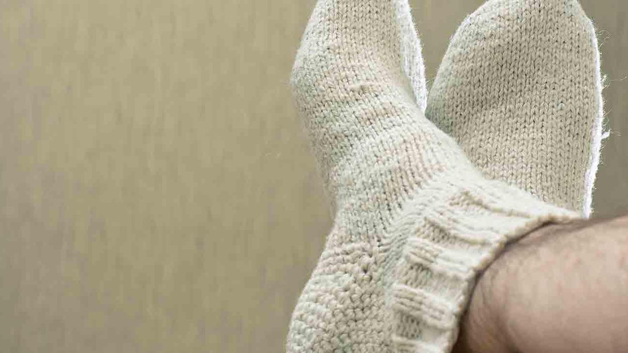 <p>Are Socks the Key to Killer Orgasms?</p>