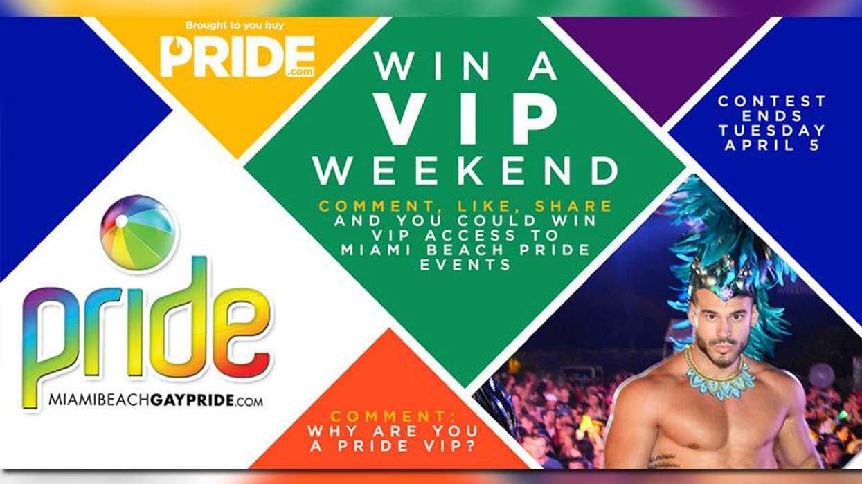 <p>Enter to Win a Miami Beach Pride VIP Experience</p>