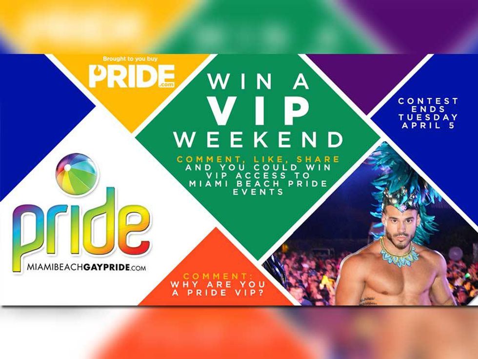 Enter to Win a Miami Beach Pride VIP Experience
