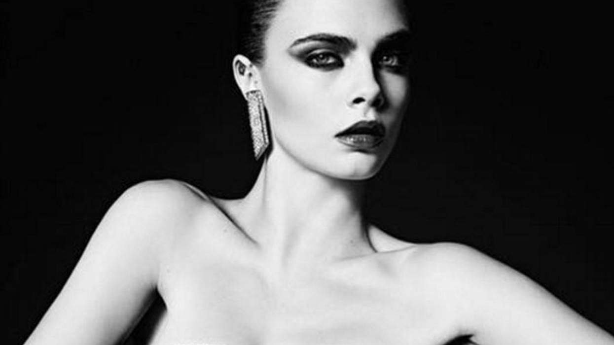 <p>Cara Delevingne Returns to Modeling in Fierce New Saint Laurent Campaign</p>