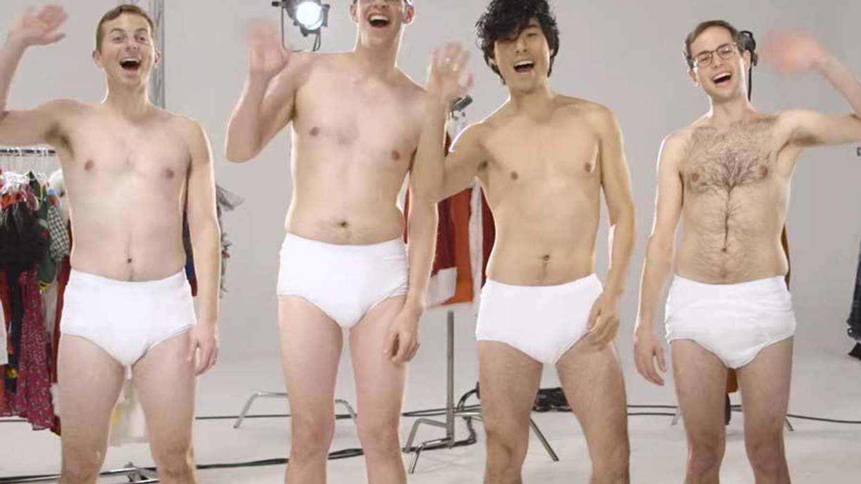 <p>Buzzfeed's Try Guys in a Strip-Off Will Make Your Day</p>