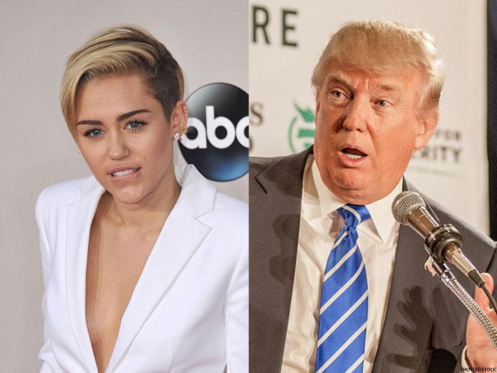 Miley Cyrus Is Definitely NOT a Huge Fan of Donald Trump