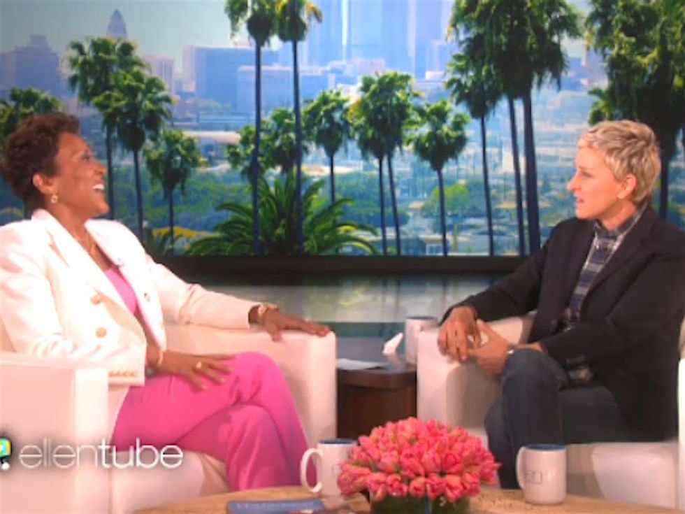 Ellen DeGeneres and Robin Roberts Reminisce About Ellen's Party Throwing Skills