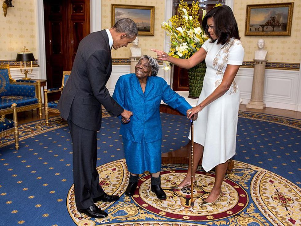This Adorable Video of the Obamas Dancing With a 106 Year-Old Will Make Your Week