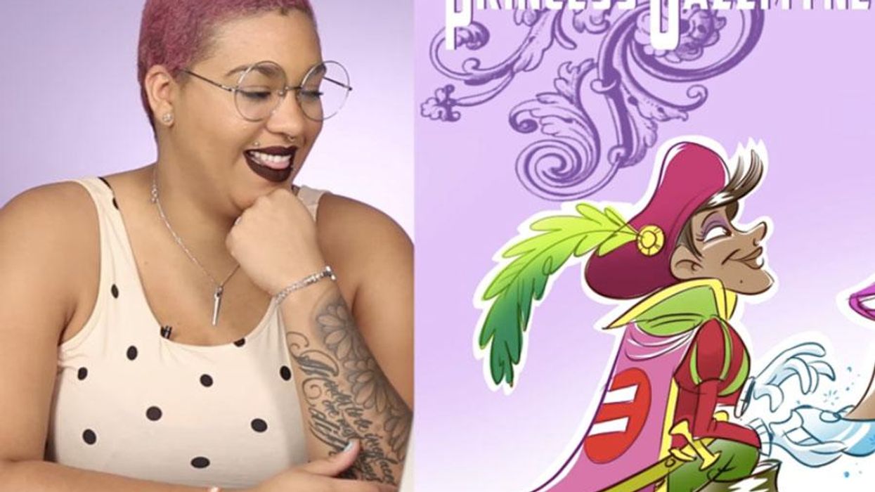 <p>WATCH: This Biracial Lesbian React To Being Drawn as a Disney Princess</p>
