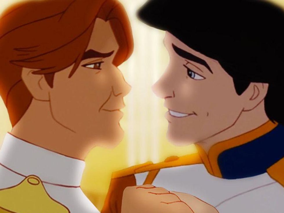 Watch Prince Eric Kiss the Boy in This Gay Disney Mashup