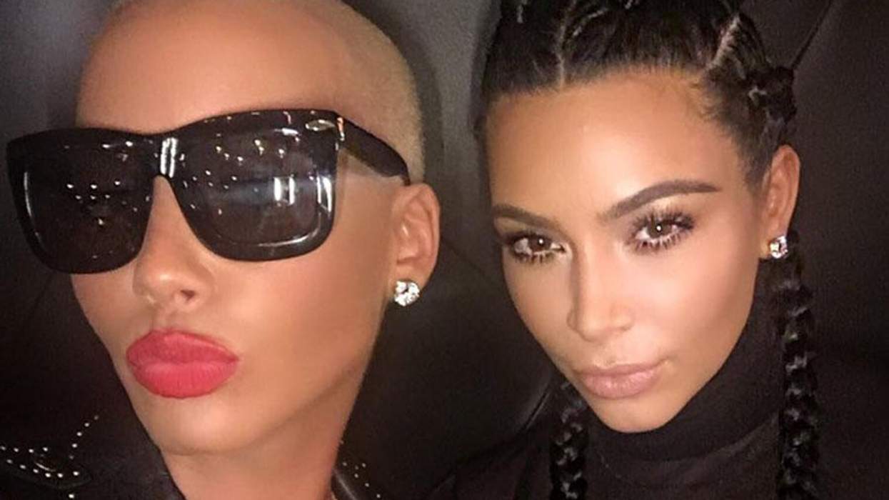 <p>Here's What Kim Kardashian and Amber Rose Probably Talked About</p>