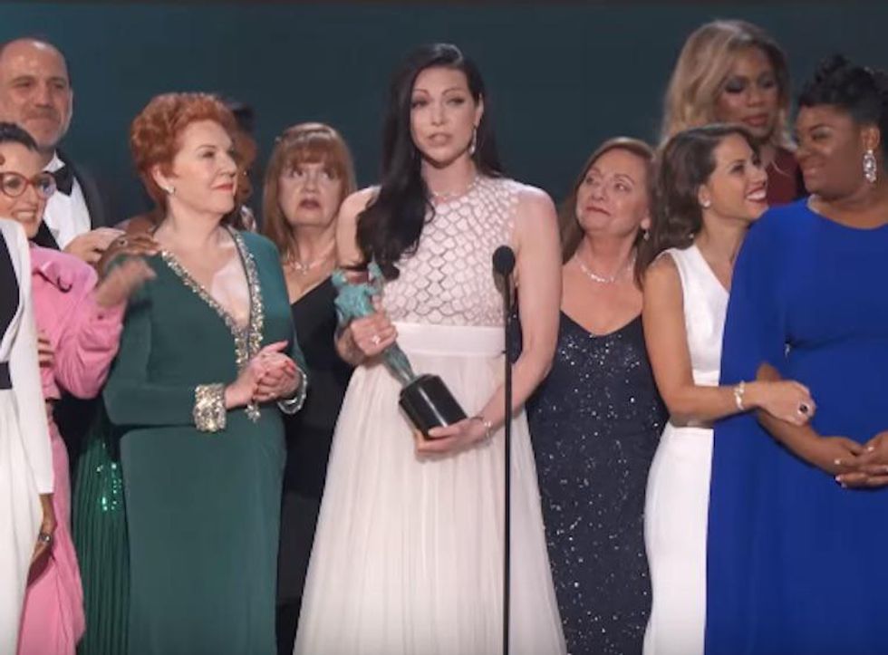 WATCH Orange is the New Black Wins Big at the SAG Awards While Amy and