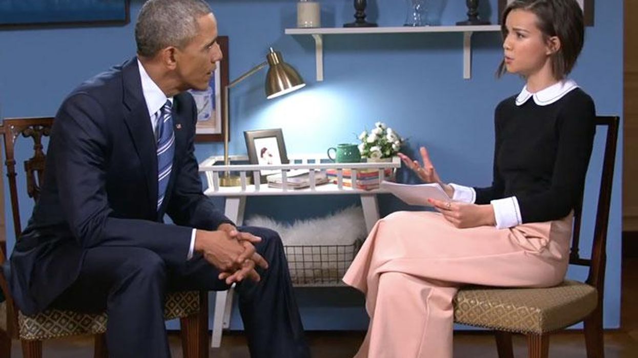 <p>WATCH: Out YouTuber Ingrid Nilsen's Excellent Interview with President Obama</p>