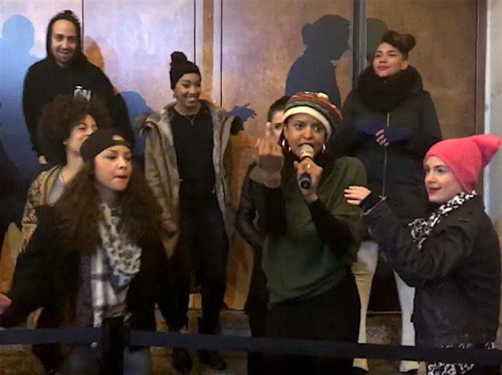 WATCH: The Ladies of Broadway's Hamilton Genderbend the Founding Fathers to Perfection in Latest #Ham4ham Show