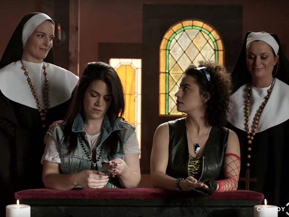 WATCH: Tina Fey & Amy Poehler Save Broad City's Abbi and Ilana from Their Wicked Ways