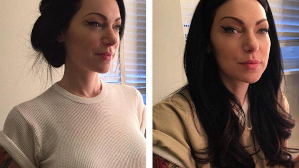 <p>Pic of the Day: Laura Prepon Smolders in Before and After Look at Alex Vause</p>