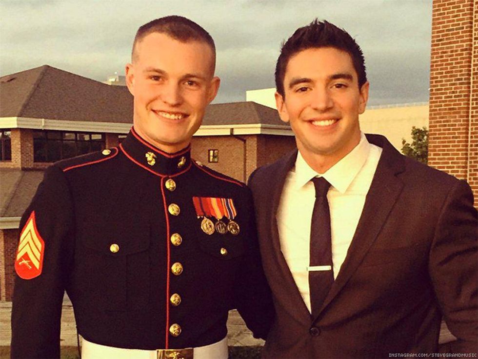 Steve Grand Was a Gay Marine's Date to the Marine Corps Ball 