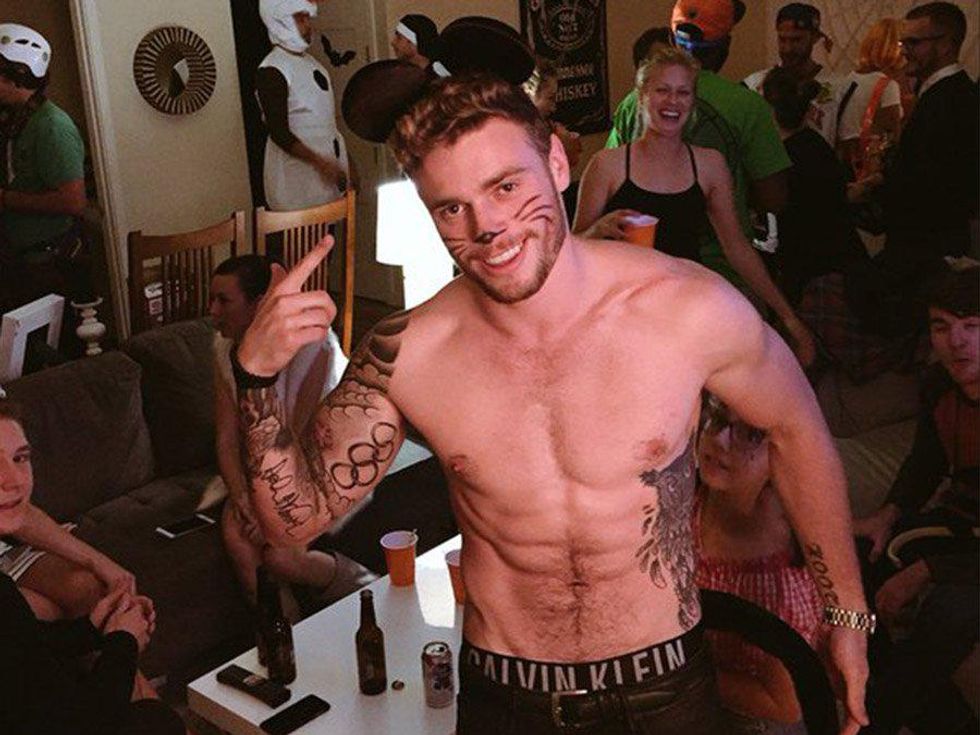 Gus Kenworthy Dresses Up As A Shirtless Mouse (Duh!) For Halloween