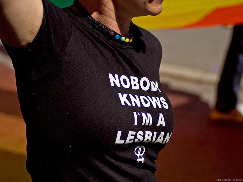 Another 'Nobody Knows I'm a Lesbian' Shirt Incident in a High School Leads to a Lawsuit 
