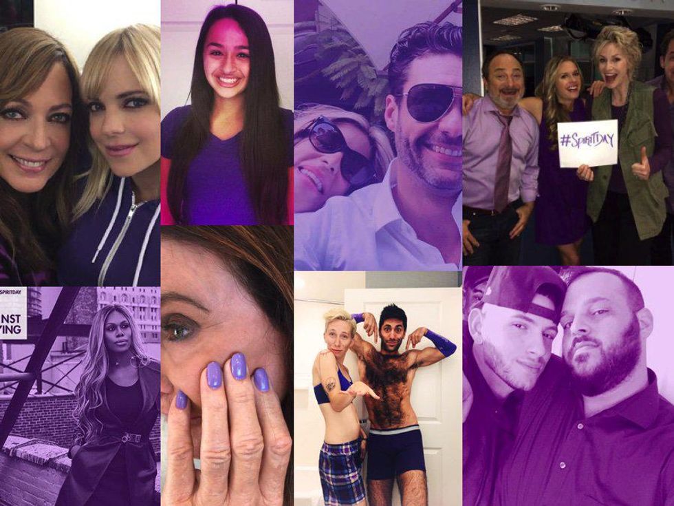 11 Celebs Who Are Standing Up Against Bullying for #SpiritDay