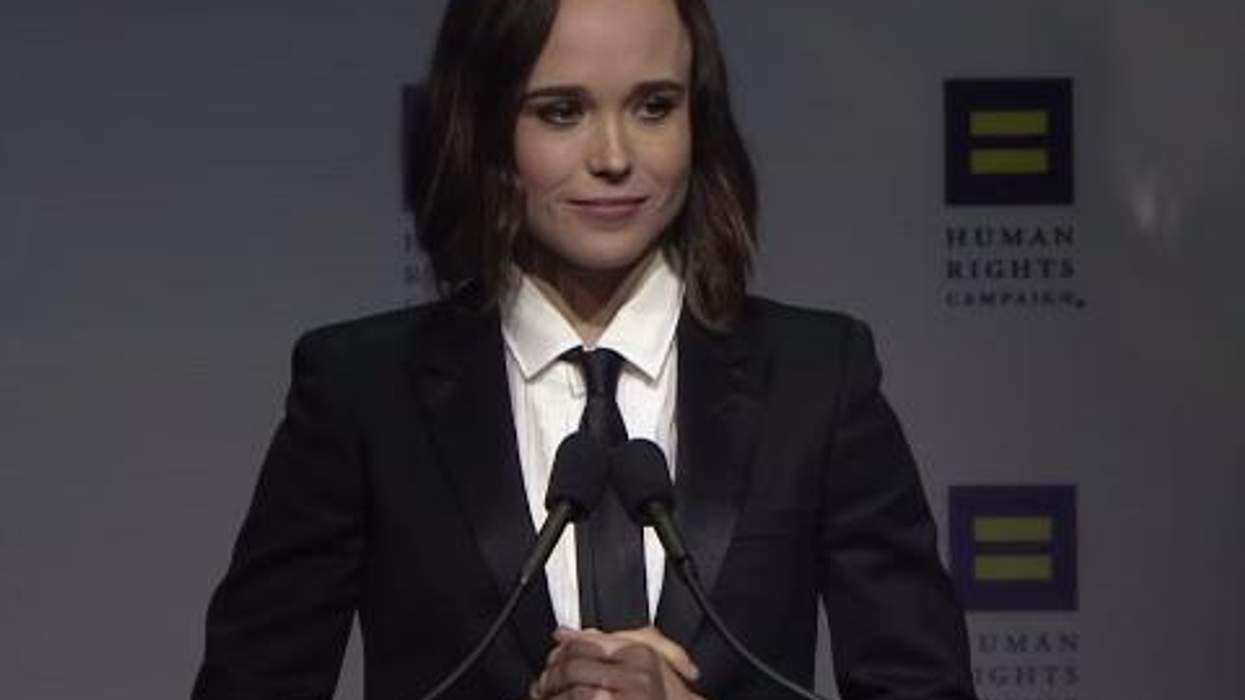 <p>WATCH: Ellen Page Gives Tearful, Personal Speech Upon Receiving HRC's National Vanguard Award</p>
