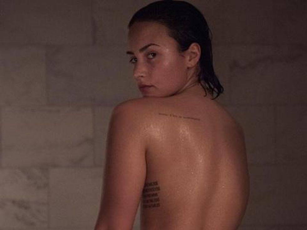 Pic of the Day: Demi Lovato Makes Waves with Inspiring Nude and Makeup-Free Photo Shoot