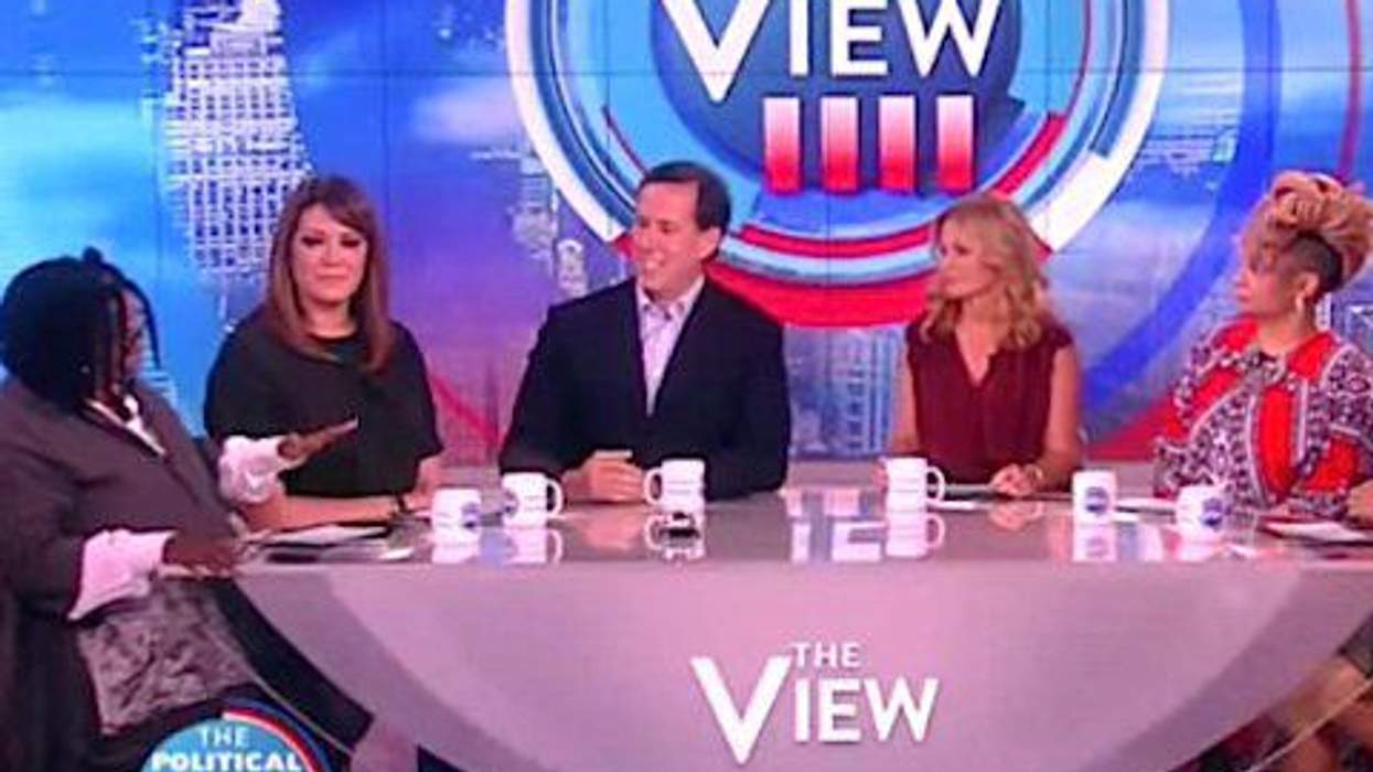 <p>7 Cringe-Worthy Moments from Rick Santorum's Appearance on <em>The View</em></p>