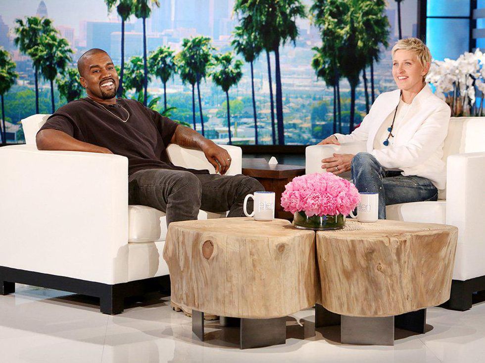 6 Times Ellen Degeneres and Kanye West Were the Cutest #FriendshipGoals