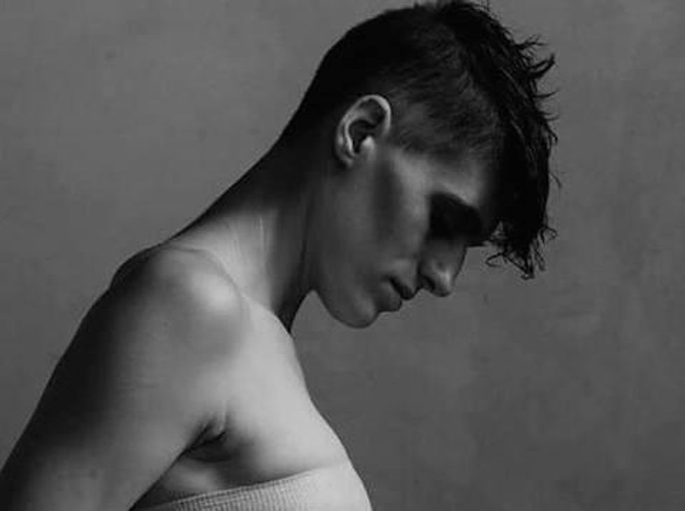 Pic of the Day: Androgynous Model Rain Dove Talks Binding Safety and Shattering Gender Norms