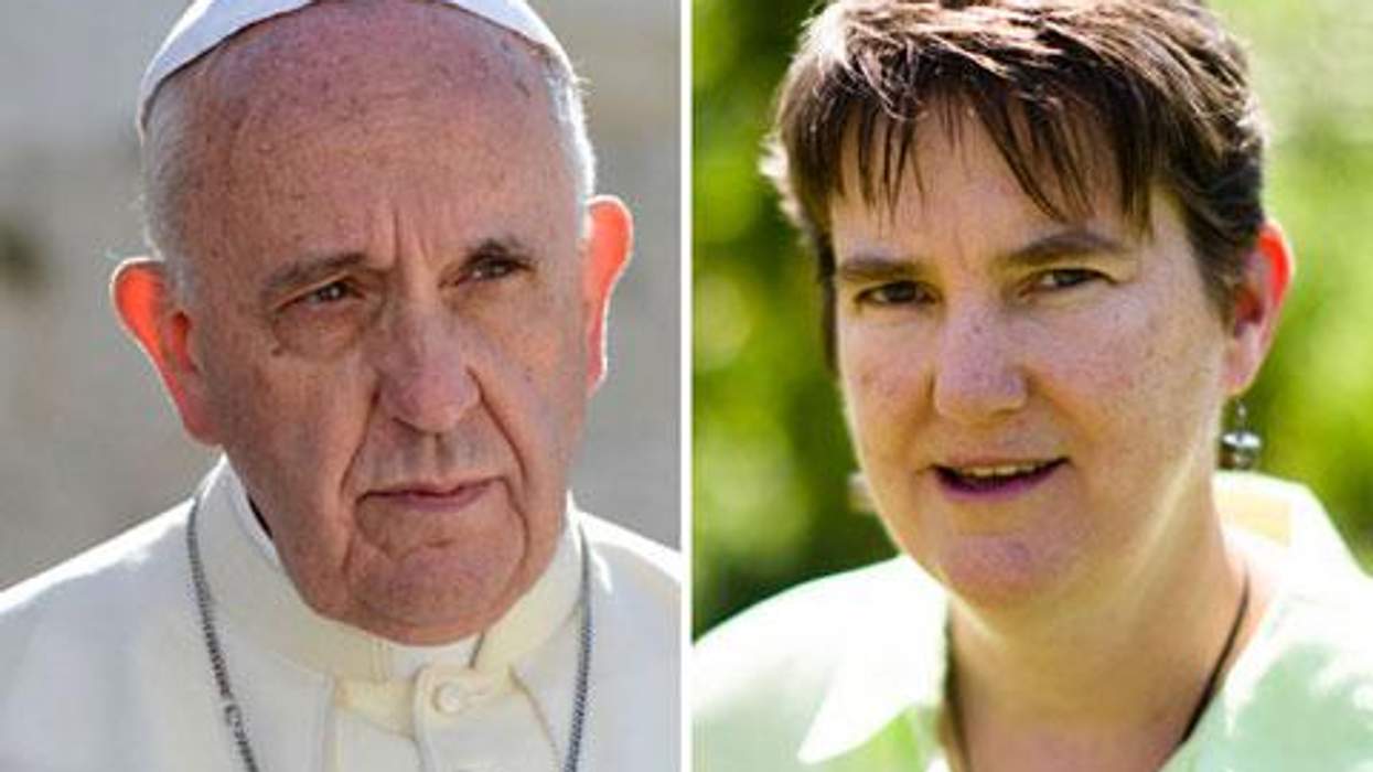 <p>Lesbian Teacher, Fired From Catholic School, Invited to White House Reception for Pope</p>