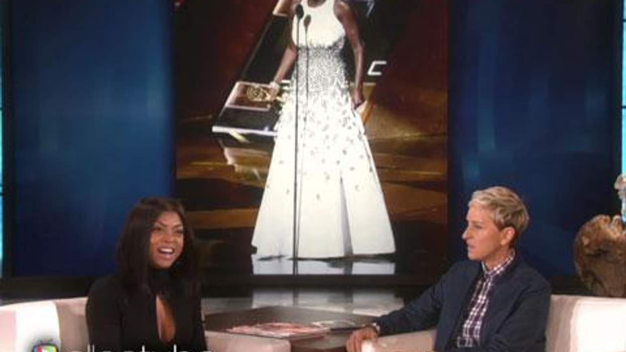 <p>WATCH: Taraji P. Henson Talks to Ellen DeGeneres About Being Thrilled with Viola Davis' Emmy Win</p>