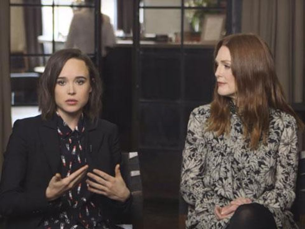 WATCH: Ellen Page Talks Freeheld, Into the Forest with Julianne Moore and Evan Rachel Wood 