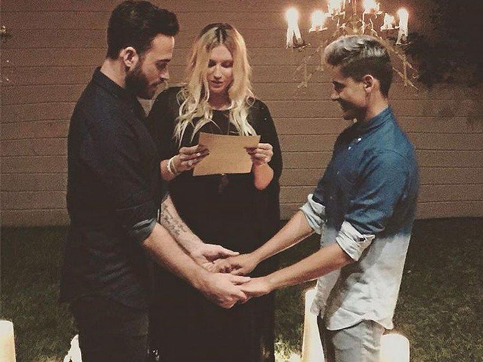 Kesha Just Officiated Her Gay Friend's Wedding and We're Incredibly Jealous