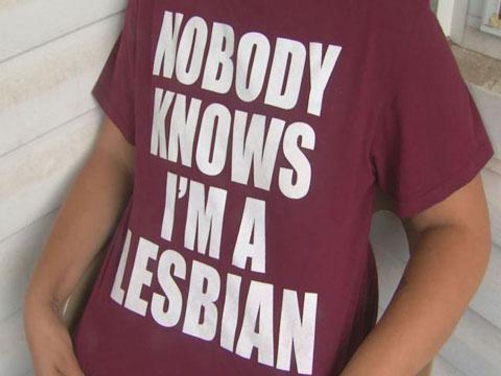 South Carolina High School Student Suspended for 'Nobody Knows I'm a Lesbian' T-Shirt 