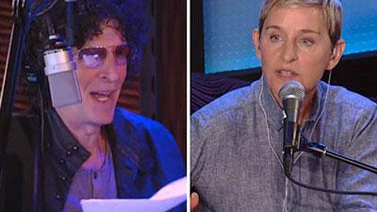 <p>Ellen DeGeneres to Howard Stern: Caitlyn Jenner Is Judging Gay People</p>