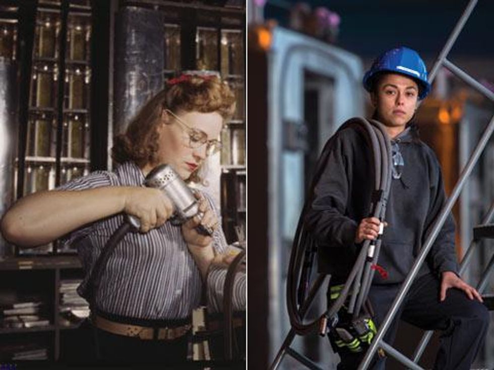 6 Images of Real-Life Rosie the Riveters Depict the Power of Women in the Workplace 