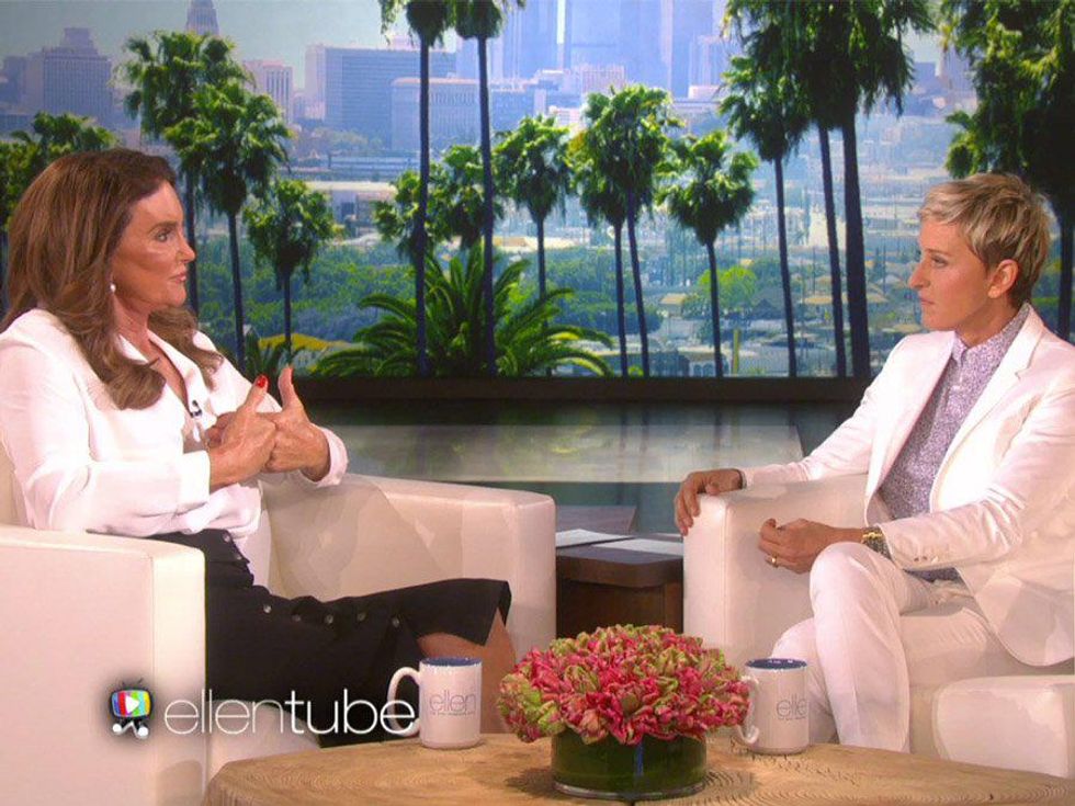 Caitlyn Jenner Tells Ellen She Used to Oppose Marriage Equality 