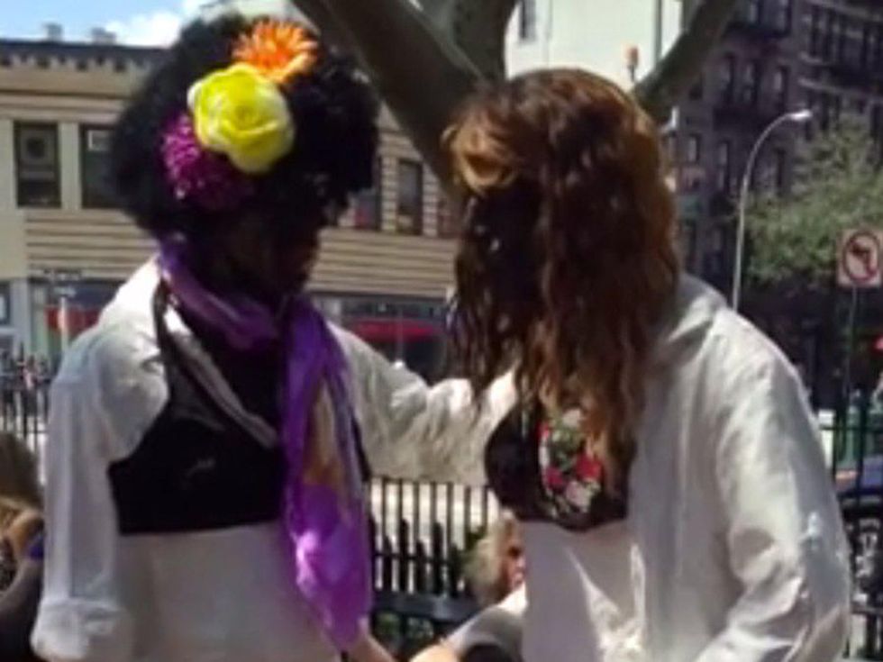 Two Activists Just Painted the Stonewall Monument Brown Because the Film 'Whitewashes' History