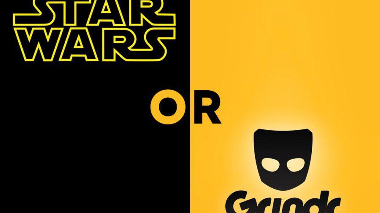<p><em>Star Wars</em> Quote or Grindr Message?</p>