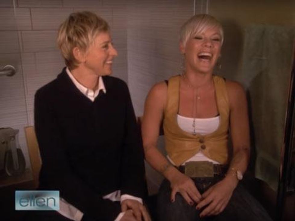 10 Times P!nk and Ellen DeGeneres Were the Most Adorable Besties Ever