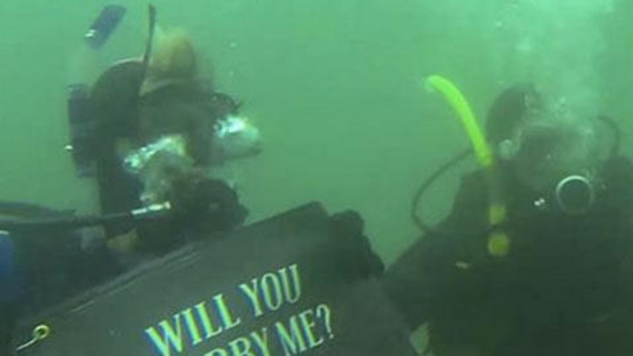 WATCH: How Deep Is Her Love? Woman Learns to Scuba Dive to Propose to Girlfriend