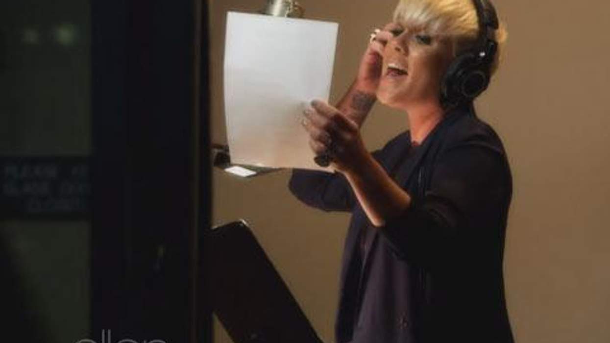 <p>WATCH: P!nk Singing Ellen's Season 13 Theme Song is Everything You Need Today</p>