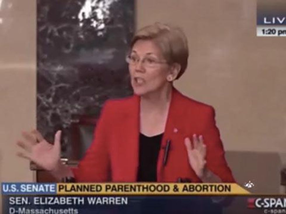 6 Times Elizabeth Warren Dropped the Mic Slamming Republicans Over Planned Parenthood 