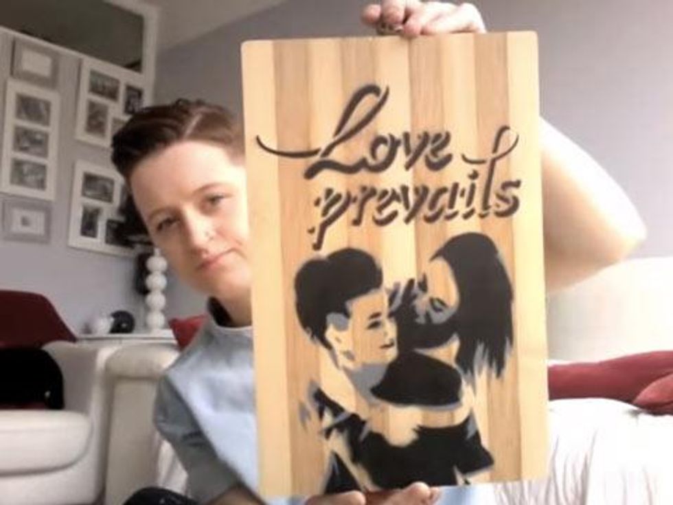 WATCH: You Must See How This Irish Artist Thanks Voters for Marriage Equality