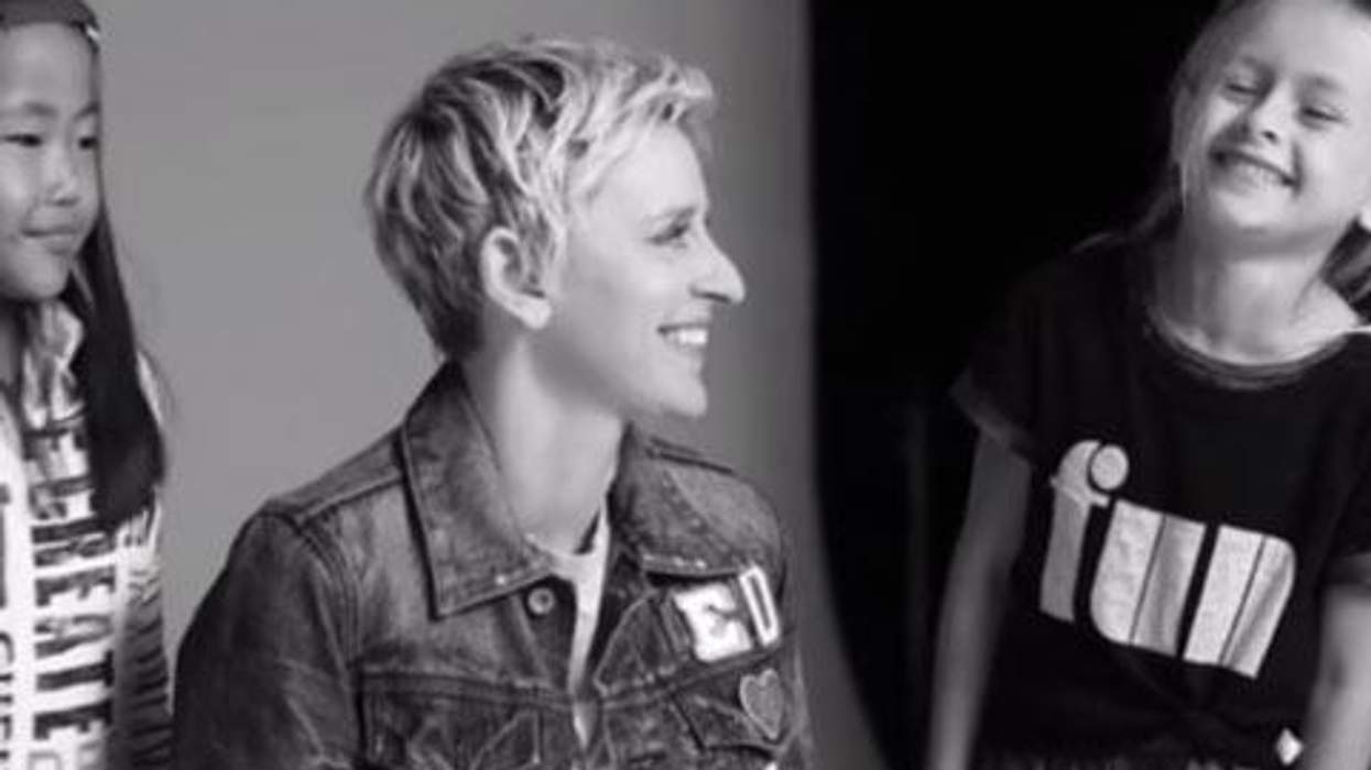 <p>WATCH: Ellen & Kids in Her Gap Kids Line Will Melt Your Heart</p>