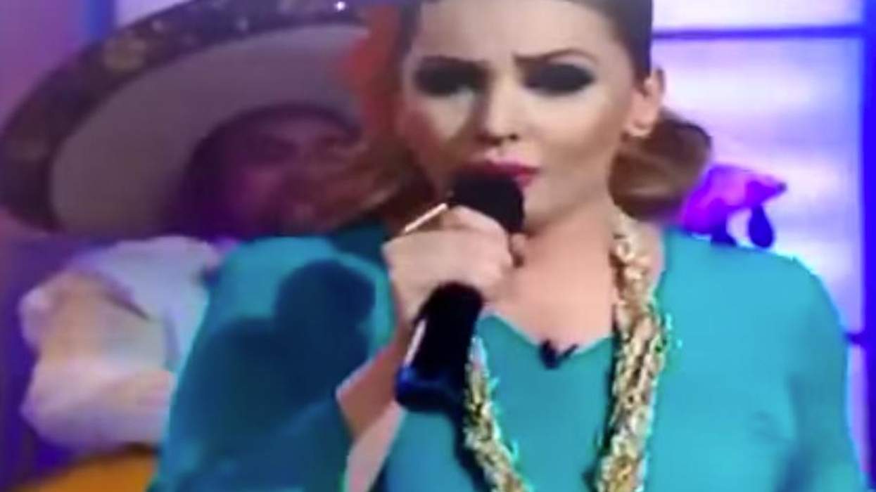 <p>Mexican Singer's Pad Falls out on TV and She Fires Back at Critics Who Try to Shame Her</p>