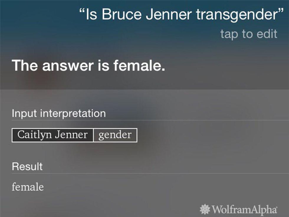 Siri Corrects Users Who Call Caitlyn Jenner "Bruce" 
