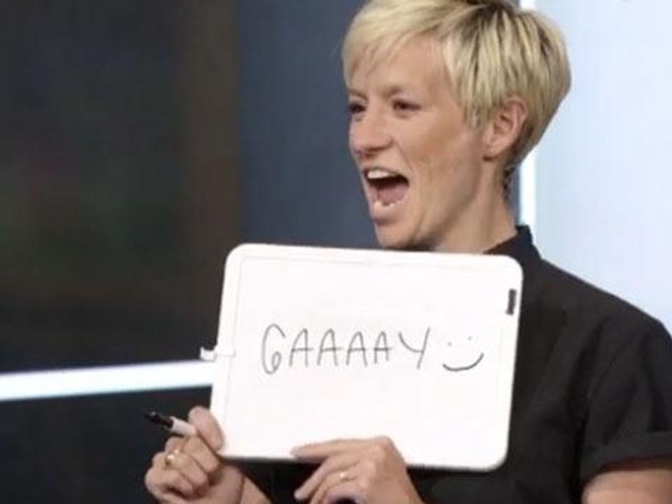 World Cup Champion Megan Rapinoe Is in One Word 'GAAAAY' 