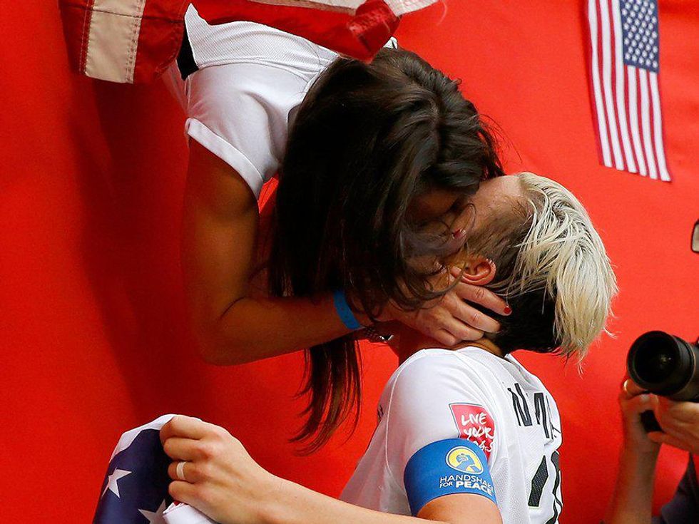 Abby Wambach Kissed Her Wife at the World Cup and We Are Still Recovering