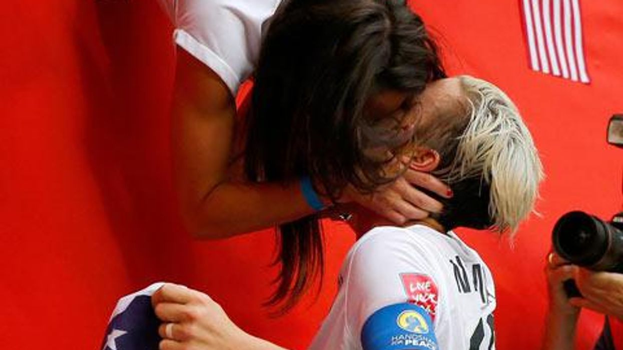 <p>3 Cheers for Abby Wambach and the Kiss Heard Round the World</p>