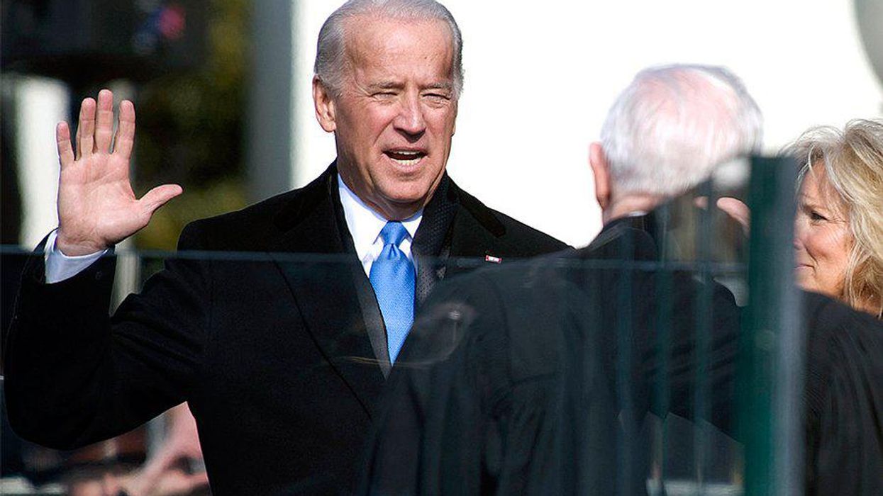 <p>The Photo of Joe Biden Wearing a Pride Flag as a Cape That You've Always Been Waiting For</p>