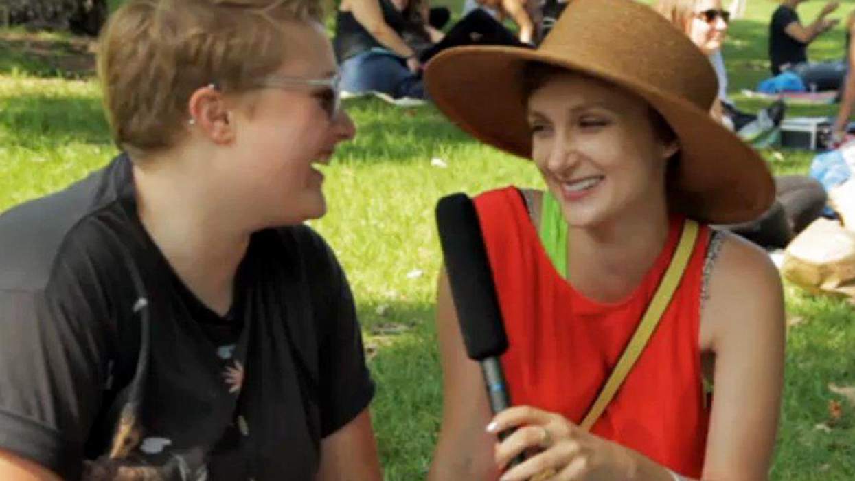 <p>Dispatch from Dyke Day at LA Pride: "Are we all gay or what?"</p>