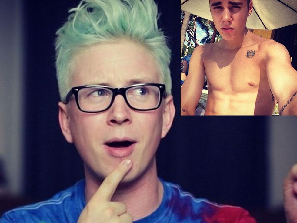 10 Reactions Tyler Oakley Probs Had When Justin Bieber Tweeted Him
