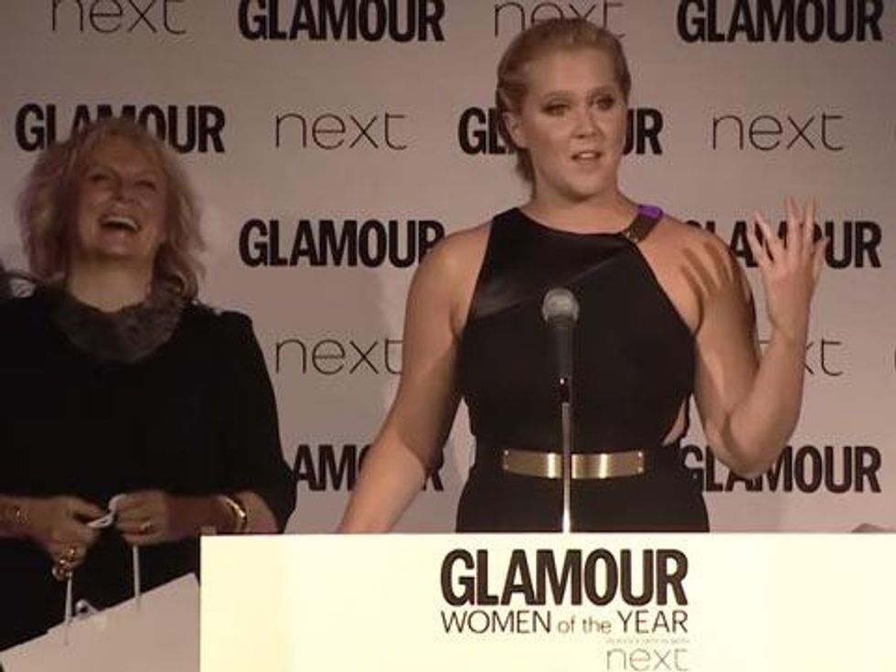 WATCH: Amy Schumer OWNS the Glamour Mag Awards